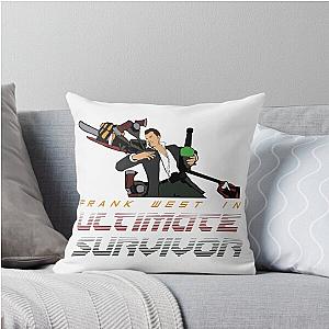 Frank West Ultimate Survivor Throw Pillow