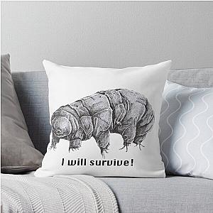Tardigrade - The Ultimate Survivor Throw Pillow