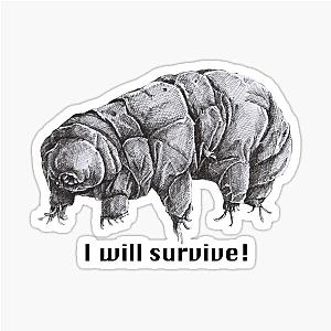 Tardigrade the ultimate survivor sticker