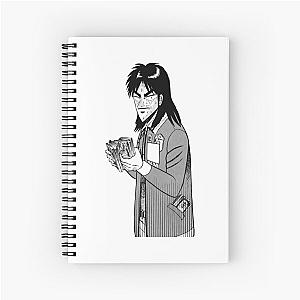 Kaiji Crying with Money Premium Spiral Notebook