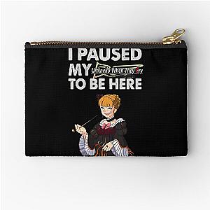 I Paused My Umineko When They Cry To Be Here Zipper Pouch