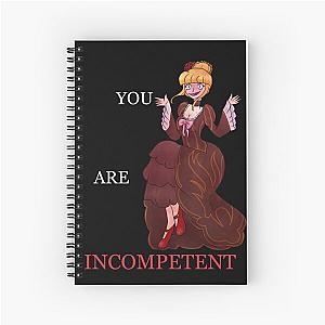 Umineko No Naku Koro Ni Beatrice You Are Incompetent Slogan Shirt And Others Spiral Notebook