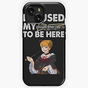 I Paused My Umineko When They Cry To Be Here iPhone Tough Case