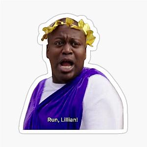 Run Lillian Titus-Andromedon - Unbreakable Kimmy Schmidt Sticker