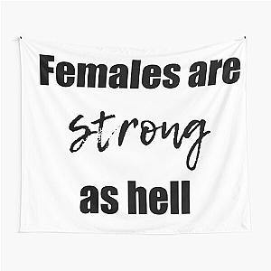 Females Are Strong As Hell (2)  Kimmy Schmidt Tapestry