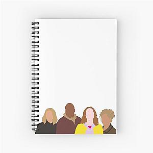 Unbreakable Kimmy Schmidt Cast Spiral Notebook