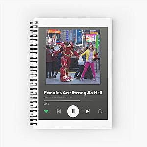 Unbreakable Kimmy Schmidt Spotify Song Spiral Notebook