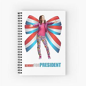 Kimmy For President - Light Apparel Spiral Notebook