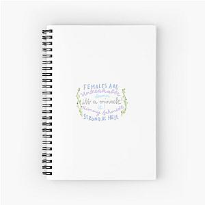 Unbreakable Kimmy Schmidt Theme Song Art Spiral Notebook