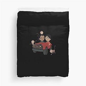 Monkey and Uncharted character gift for fans gamer Duvet Cover