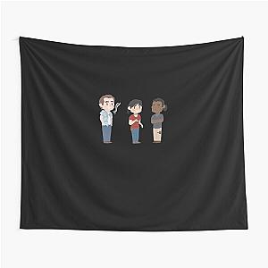 Three character Uncharted character gift for fans gamer Tapestry