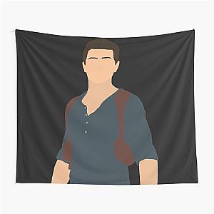 Uncharted 4 Nathan Drake Digital Art Sticker Tapestry