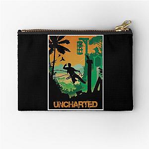 Fly on the moon Uncharted character gift for fans gamer Zipper Pouch