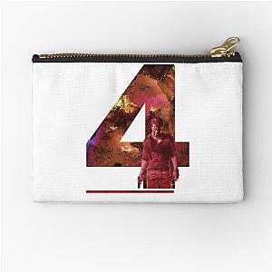 Four number Uncharted character gift for fans gamer Zipper Pouch