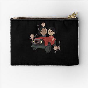 Monkey and Uncharted character gift for fans gamer Zipper Pouch