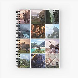 Uncharted 4 Collage Spiral Notebook