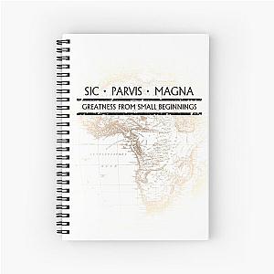 Uncharted - SIC PARVIS MAGNA Spiral Notebook