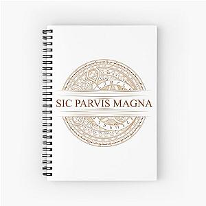 Sic Parvis Magna - Uncharted Spiral Notebook