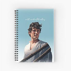 Prince Eric Wild, Uncharted Waters Spiral Notebook