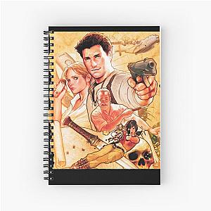 Beautiful gift Uncharted character gift for fans gamer Spiral Notebook