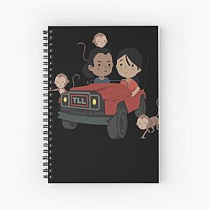 Monkey and Uncharted character gift for fans gamer Spiral Notebook