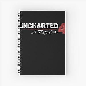 Logo Uncharted character gift for fans gamer Spiral Notebook