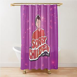 Naughty Uncle Roger, says... sorry children Shower Curtain