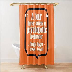 Uncle Roger - A Four Layer Cake is a Psychopathic Behaviour Shower Curtain