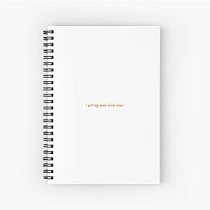 UNCLE ROGER "Leg" Orange Spiral Notebook