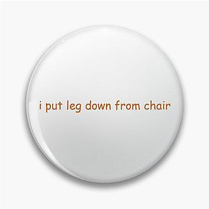 UNCLE ROGER "Leg" Orange Pin