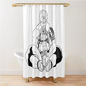 Undead Unluck Andy and Izumo The Unlucky Girl and Undead Guy Shower Curtain