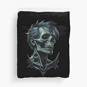 undead unluck Halloween Duvet Cover