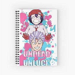 Undead Unluck Andy and Fukko Anime T-Shirt Spiral Notebook