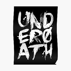Underoath Logo White Poster RB2709