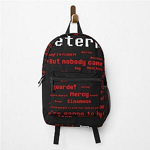 Undertale Word Heart Backpack