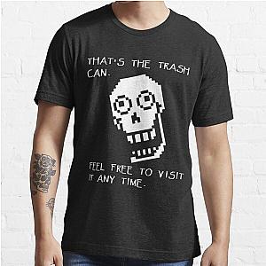 Undertale - Papyrus SHIRT - Trash Can Essential T-Shirt