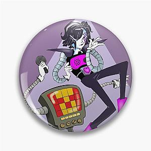 Mettaton Undertale Fanart Pacifist Pin