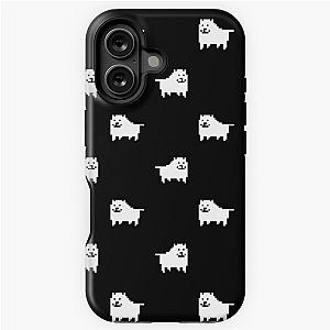 Undertale Annoying Dog - Black iPhone Tough Case