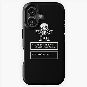 Undertale - Sans Puns T-Shirt Design Shirts Soft iPhone Tough Case