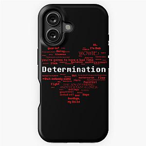 Undertale Word Heart iPhone Tough Case