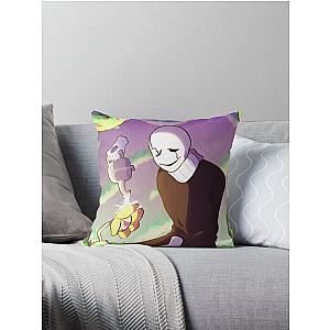 W.D. Gaster Undertale Throw Pillow