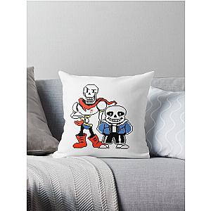 Undertale - Sans and Papyrus Throw Pillow