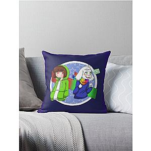 Asriel and Chara - storyshift Undertale Throw Pillow