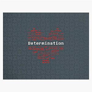 Undertale Word Heart Jigsaw Puzzle