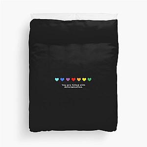 Undertale - You are Filled with Determination. Duvet Cover