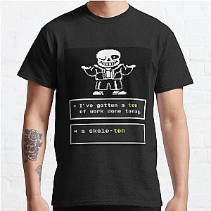 Undertale - Sans Skeleton - Undertale T shirt Classic T-Shirt