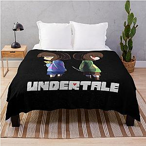 Undertale - chara and frisk Throw Blanket