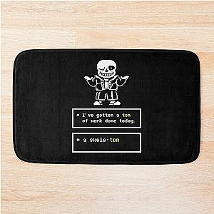 Undertale Sans Puns Bath Mat