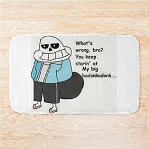 Sans undertale ass Bath Mat