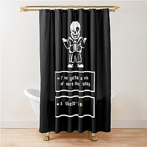 Undertale Sans Puns Shower Curtain